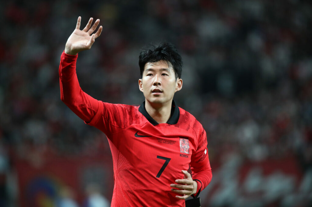 Heung-min Son im Dress von Südkorea.