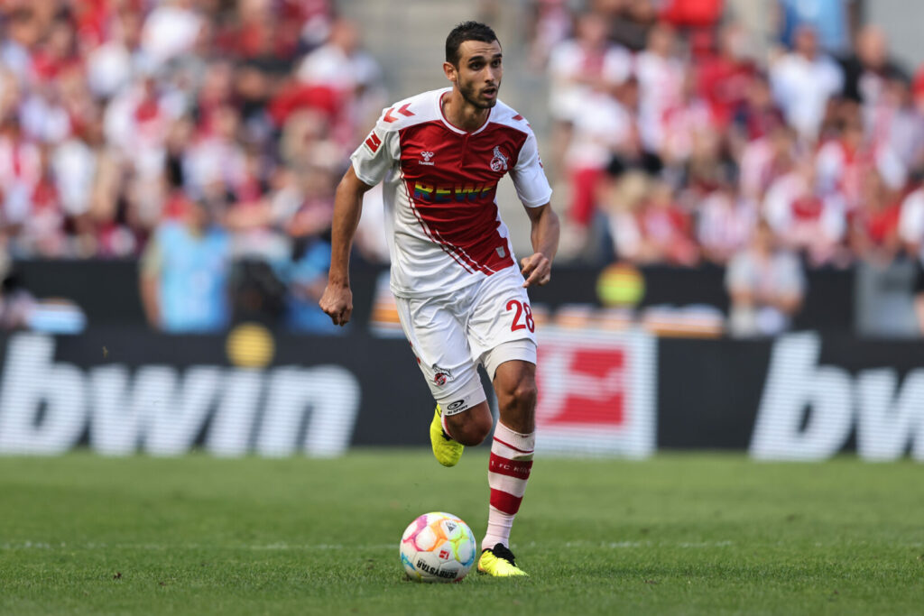 Ellyes Skhiri wird den 1. FC Köln wahrscheinlich verlassen. Hier sieht man den Mittelfeldspieler.