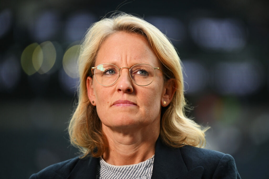 Donata Hopfen steht bei der DFL vor dem Aus. Hier sieht man sie.