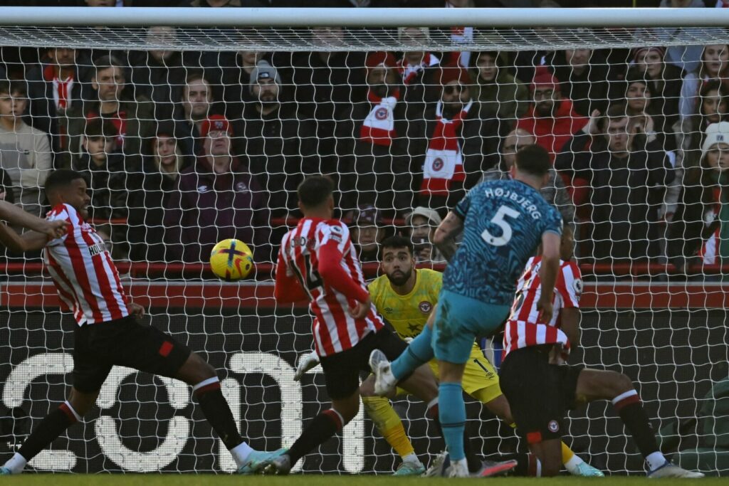 Hojbjerg tifft zum 2:2 gegen Brentford