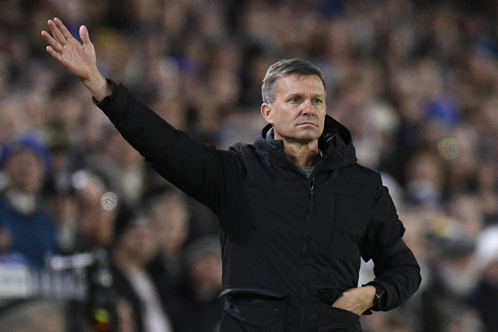 Jesse Marsch als Trainer von Leeds United.