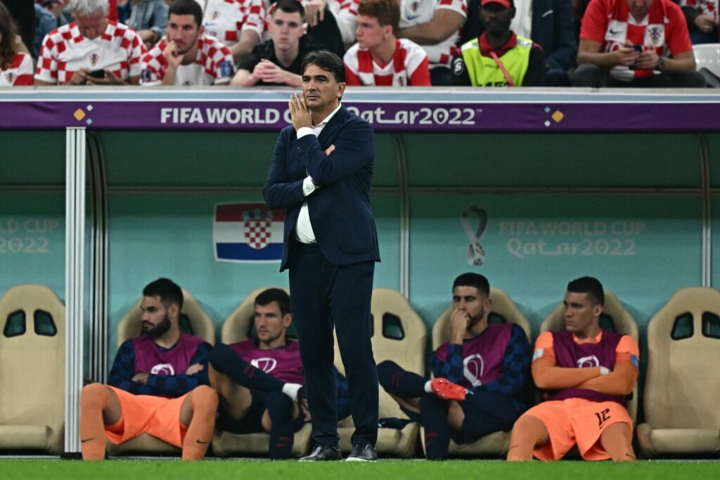 Zlatko Dalic will Nationaltrainer Kroatiens bleiben. Hier sieht man ihn.