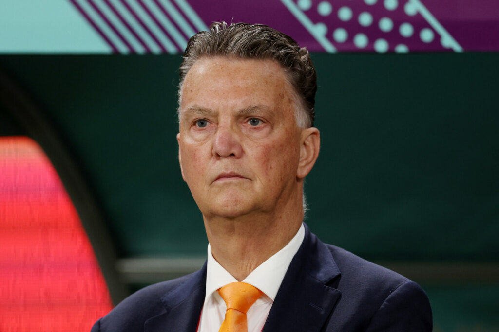 Louis van Gaal als Trainer der Niederlande.