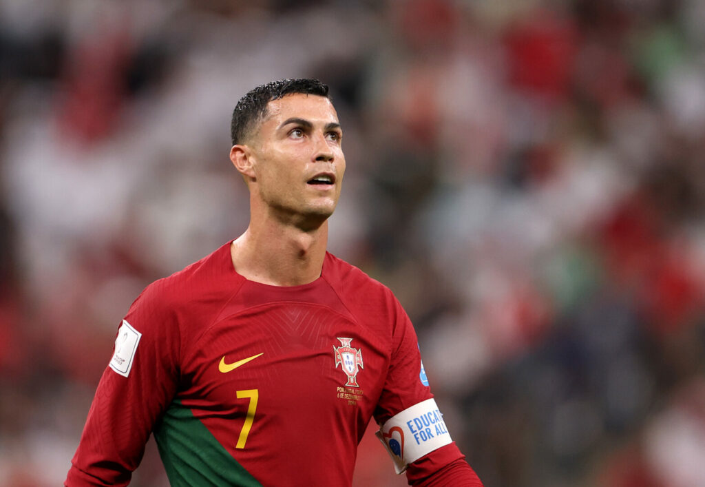 Cristiano Ronaldo im Trikot der portugiesischen Nationalmannschaft.