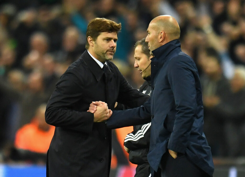 Brasilien blickt auf Mauricio Pochettino und Zinédine Zidane.