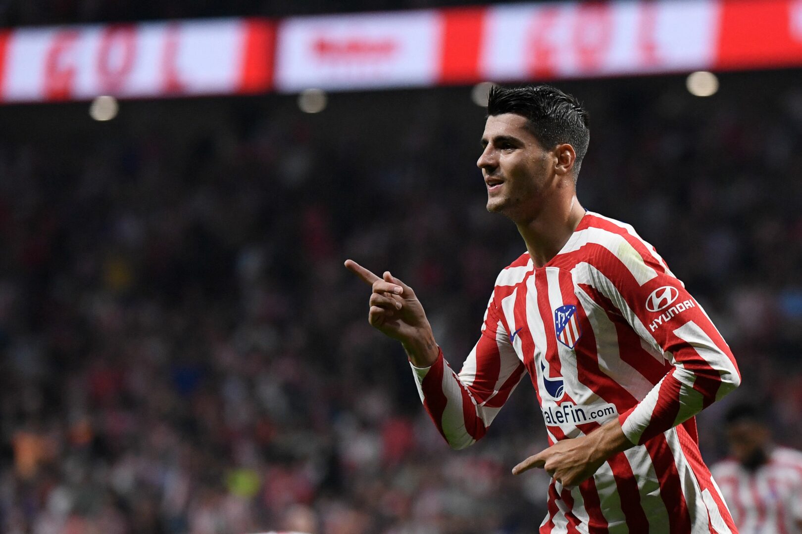 Alvaro Morata, der das 1:0 für Atletico erzielte