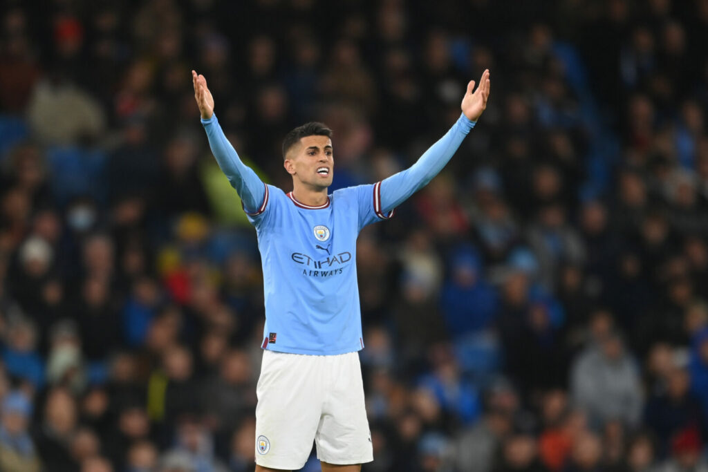 Joao Cancelo im Dress von Manchester City.