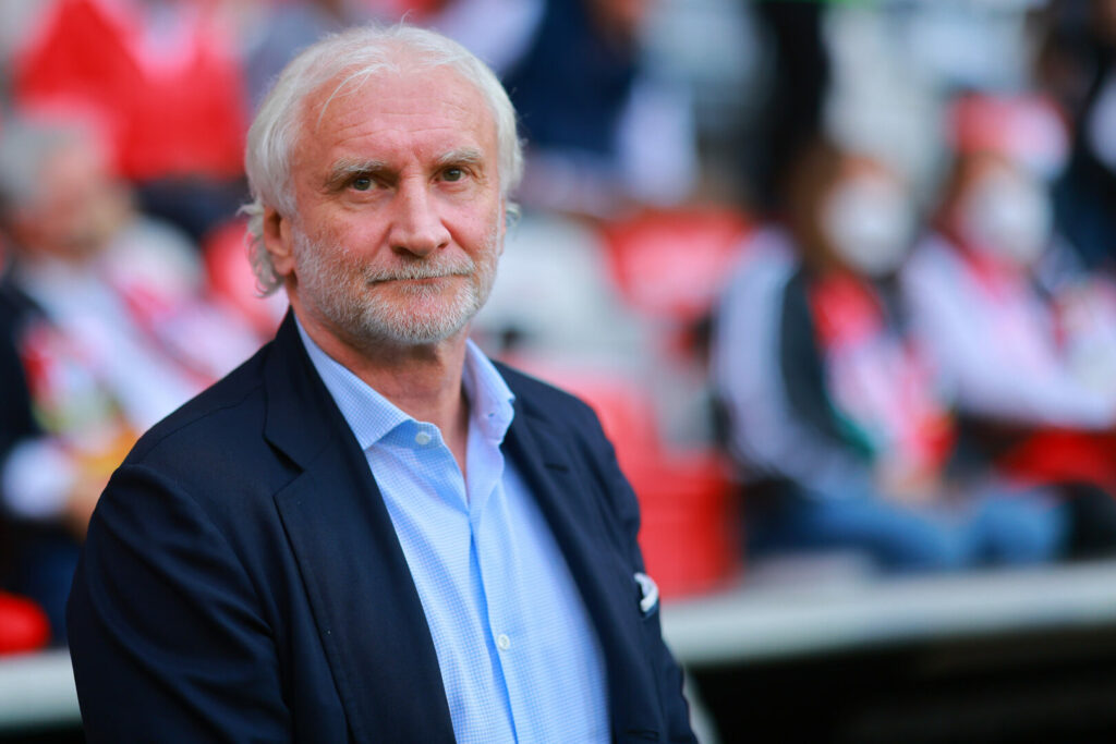 Rudi Völler am Spielfeldrand