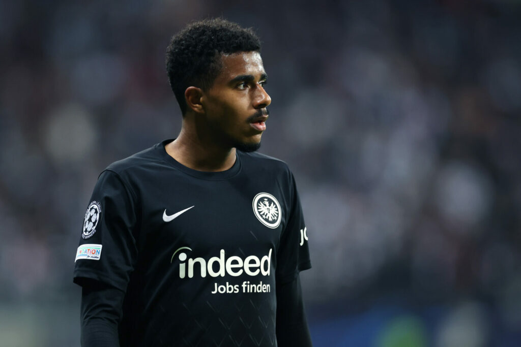 Ansgar Knauff im Trikot von Eintracht Frankfurt