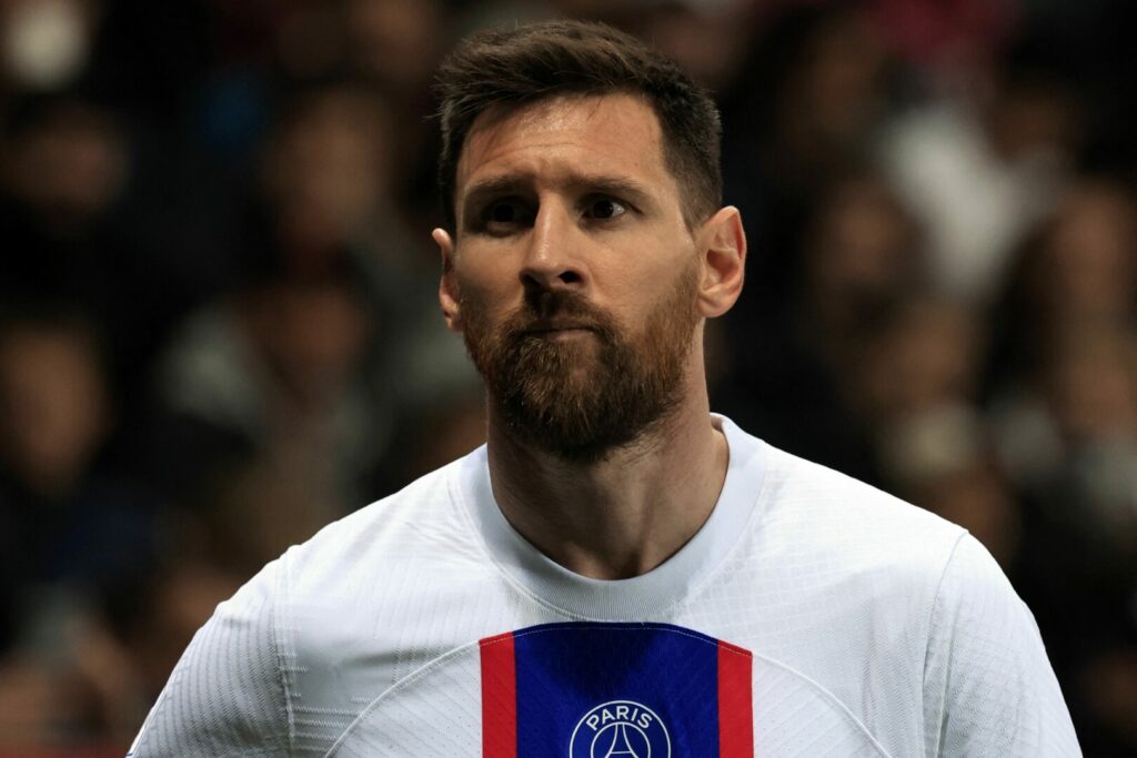 Lionel Messi im Trikot von Paris Saint-Germain