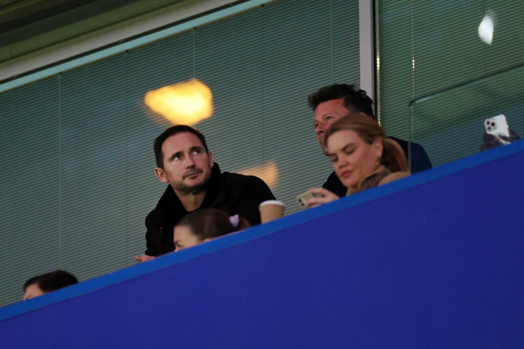 Frank Lampard auf der Tribüne.