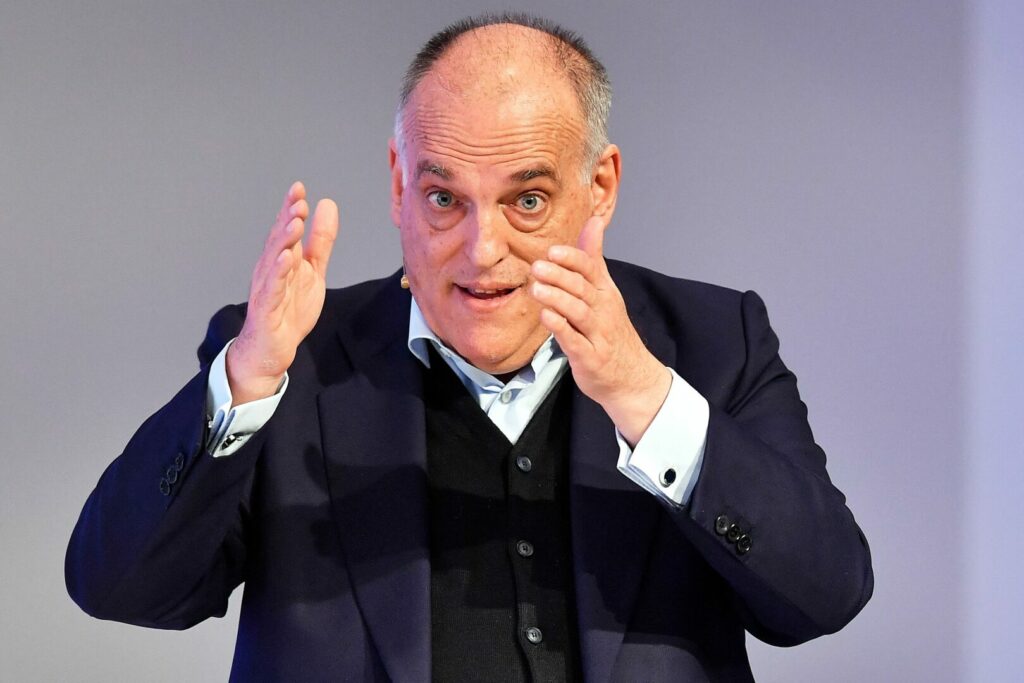 Javier Tebas führt die UEC an.