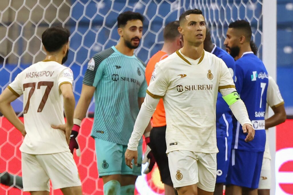 Cristiano Ronaldo droht titellos aus seiner ersten Saison in Saudi-Arabien zu gehen.