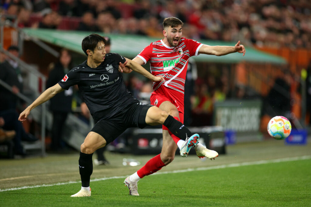 Die Bundesliga-Partie zwischen Augsburg und Stuttgart war umkämpft.