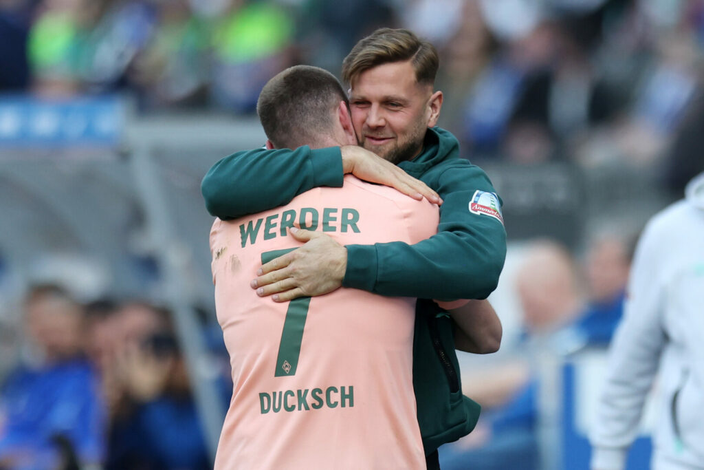 Das derzeit wohl beste Sturmduo der Liga - Marvin Ducksch und Niclas Füllkrug.