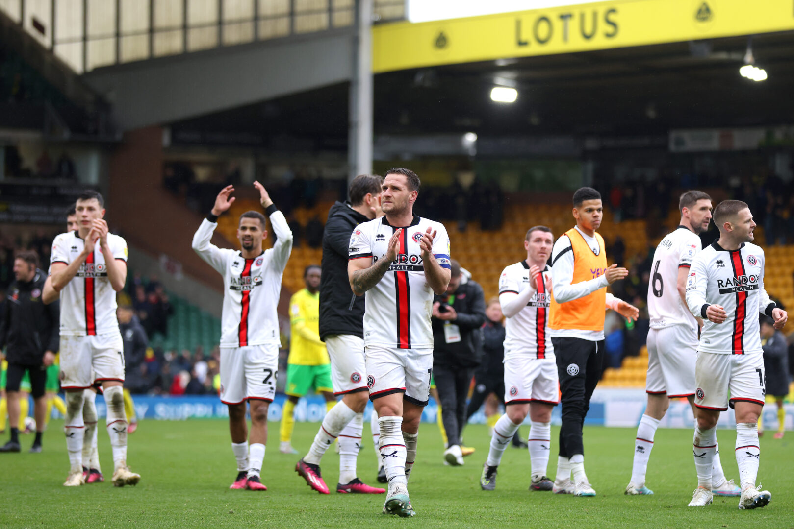 Die Spieler von Sheffield United wollen heute den Aufstieg klarmachen.