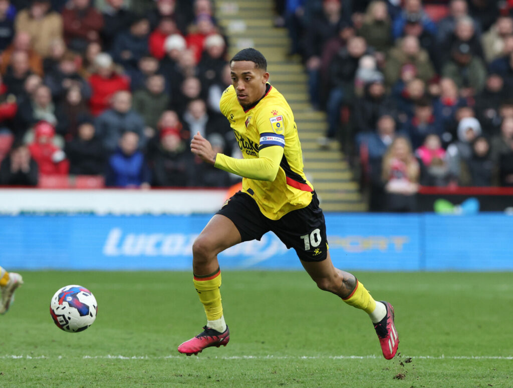 Joao Pedro steht kurz vor einem Wechsel in die Premier League.