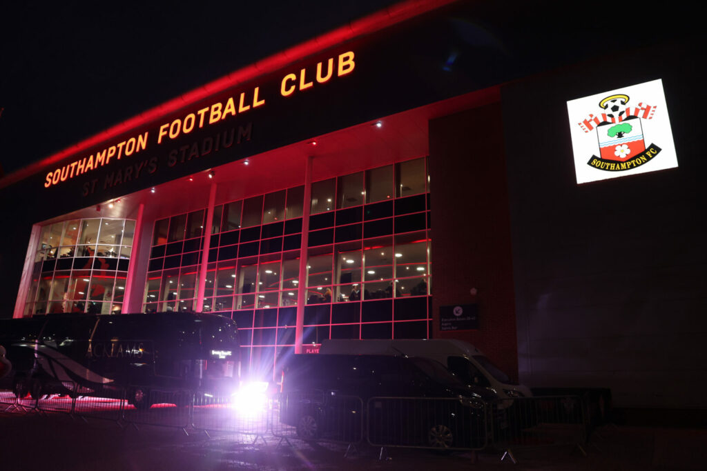 Das Stadion des Southampton FC von außen