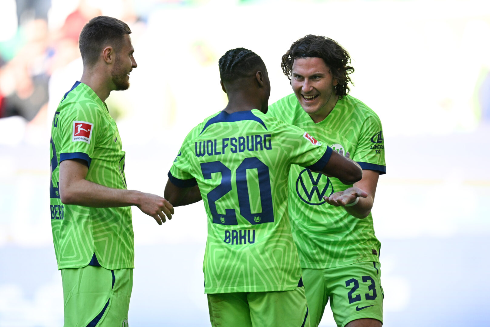 Jonas Wind traf für den VfL Wolfsburg in der Bundesliga.