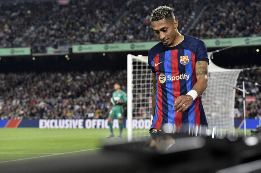 Raphinha im Trikot des FC Barcelona