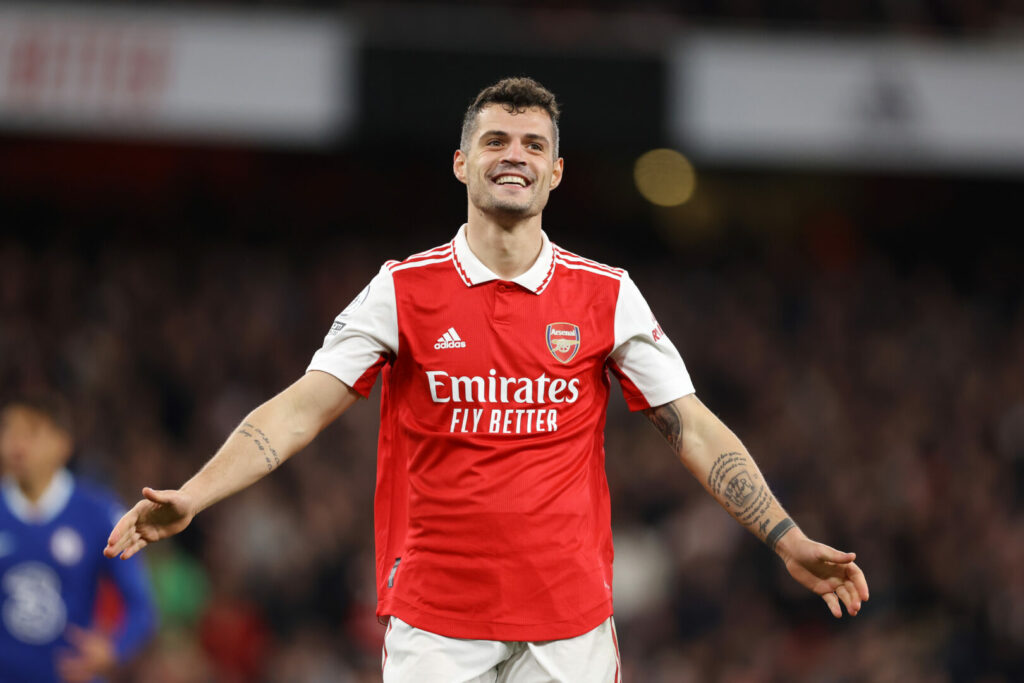 Granit Xhaka im Arsenal-Trikot