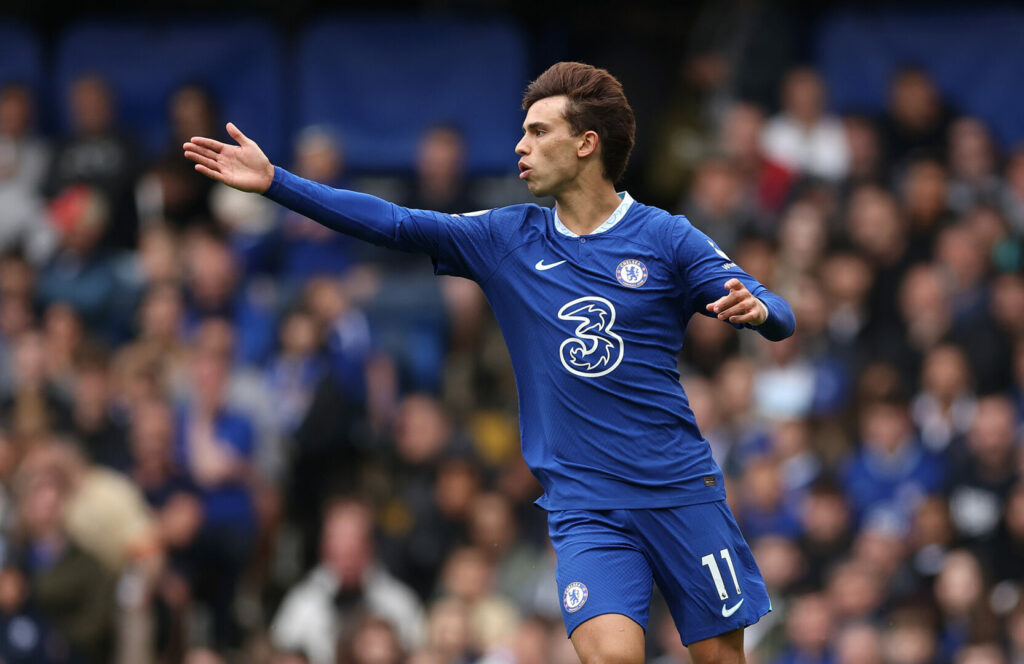 Joao Felix im Trikot des FC Chelsea.