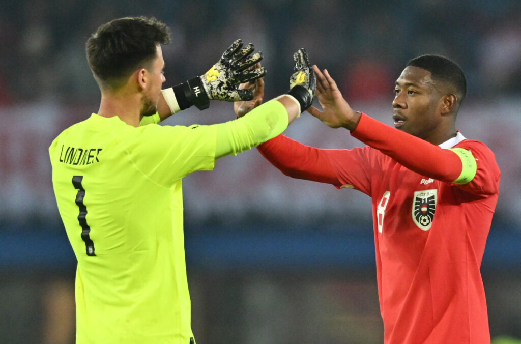 Heinz Lindner im Dress des ÖFB.