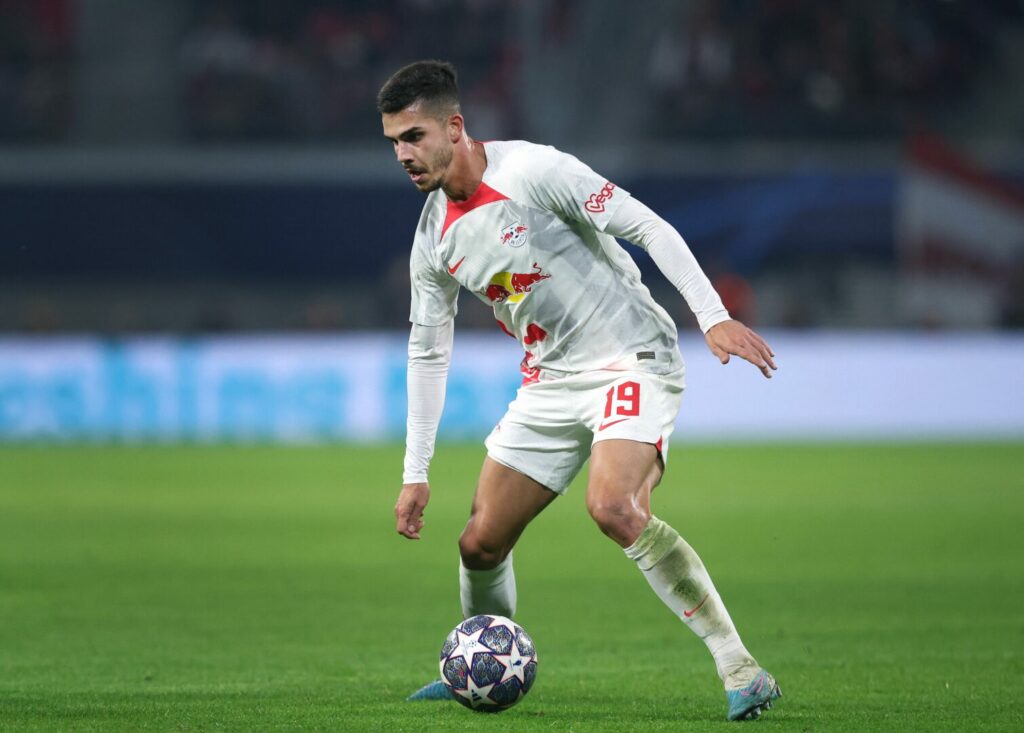 Andre Silva im Trikot von RB Leipzig