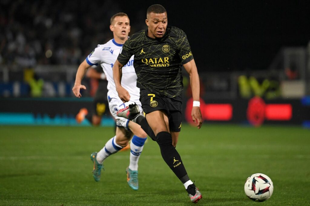 Kylian Mbappé im Trikot von PSG