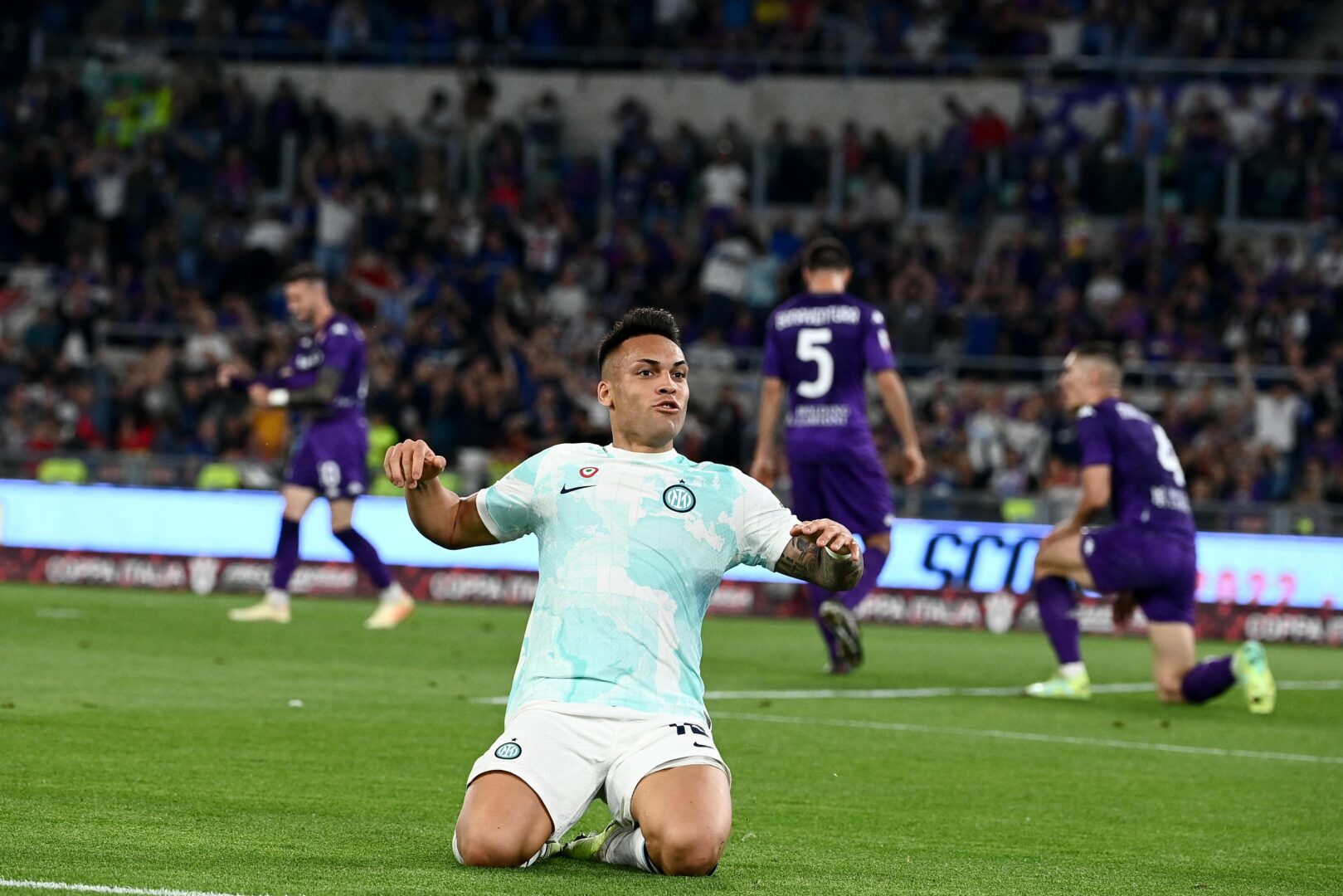 Coppa Italia: Inter setzte sich im Finale gegen die Fiorentina durch.