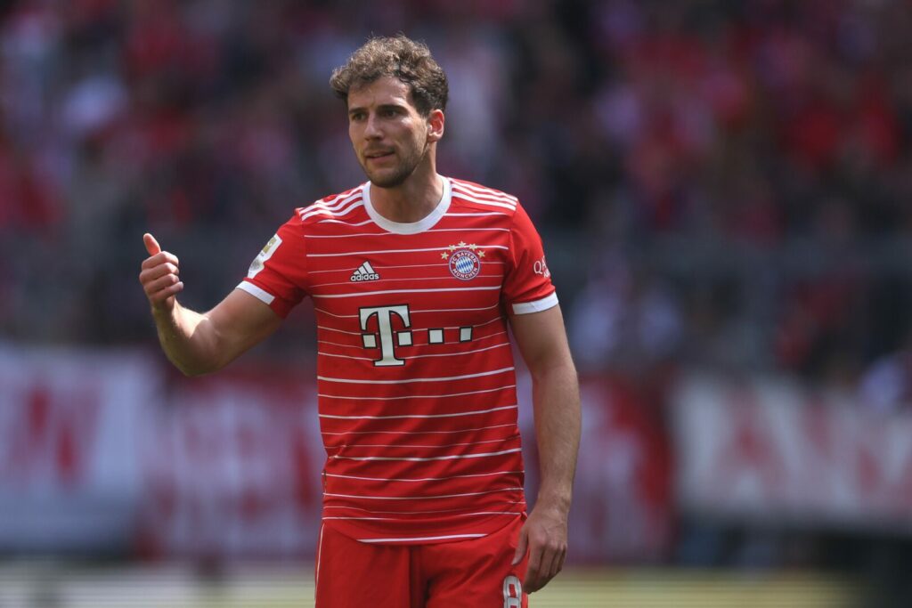 Leon Goretzka im Trikot des FC Bayern.