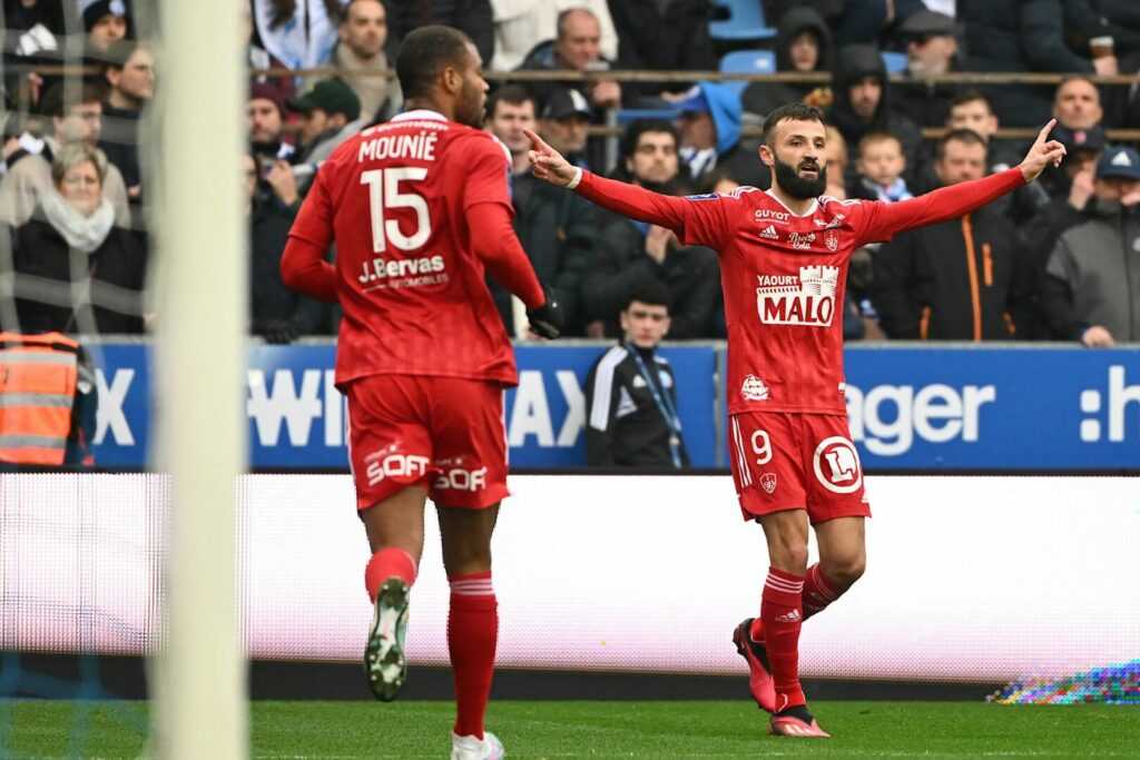 Franck Honorat bejubelt einen Treffer.