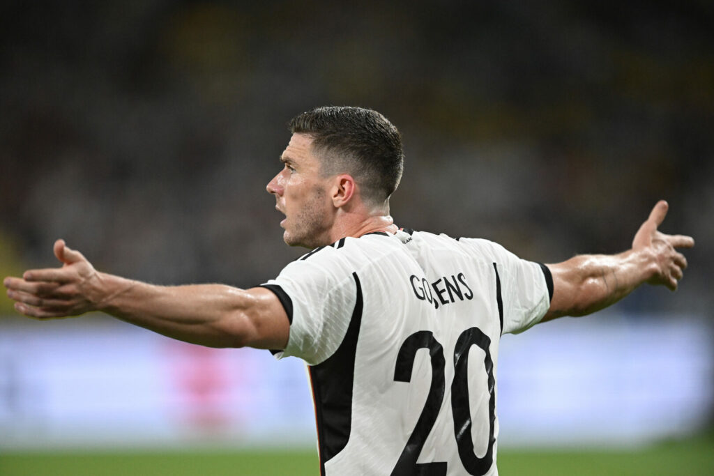 Robin Gosens im Trikot der deutschen Nationalmannschaft.