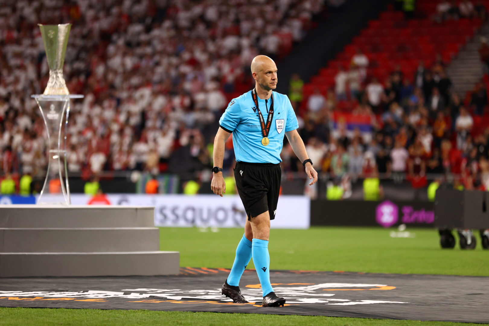 Anthony Taylor nach dem Finale in der Europa League.