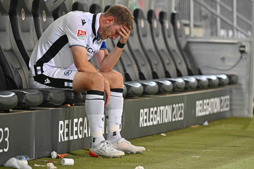 Fabian Klos nach der Niederlage in Wiesbaden.