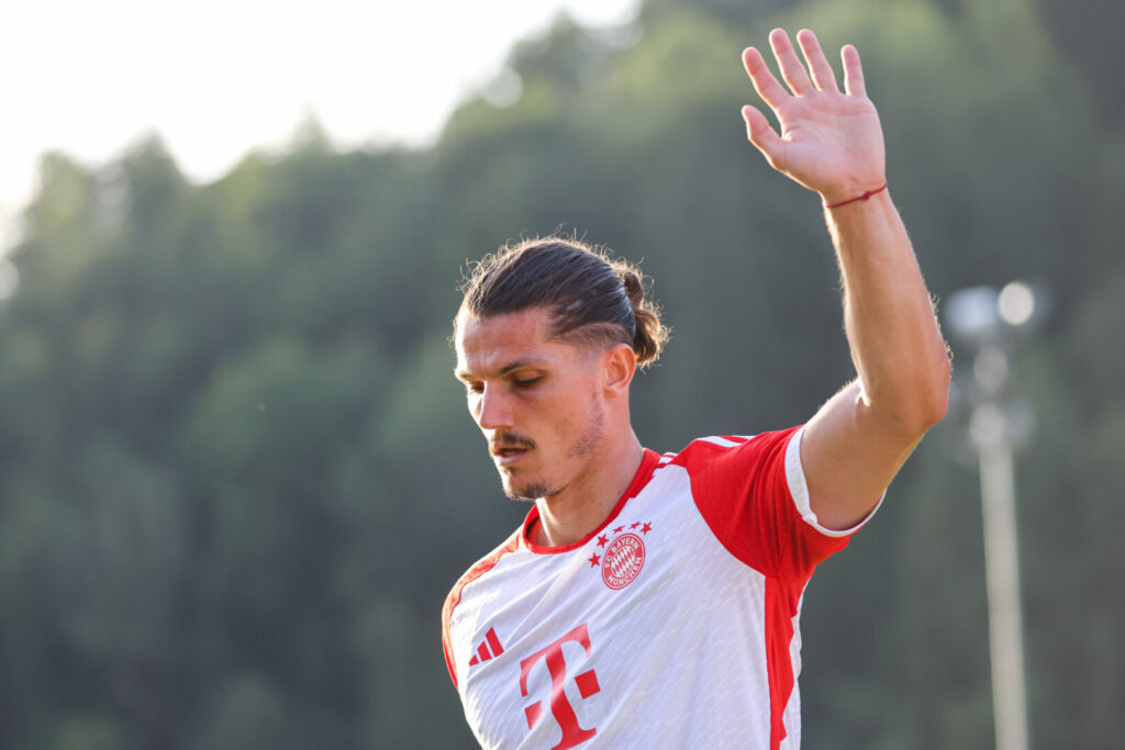 Marcel Sabitzer nahm Abschied vom FC Bayern.