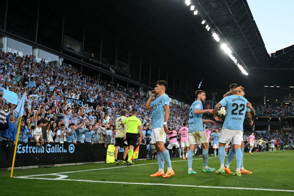 Gabri Veiga bejubelt einen Treffer gegen Barca.