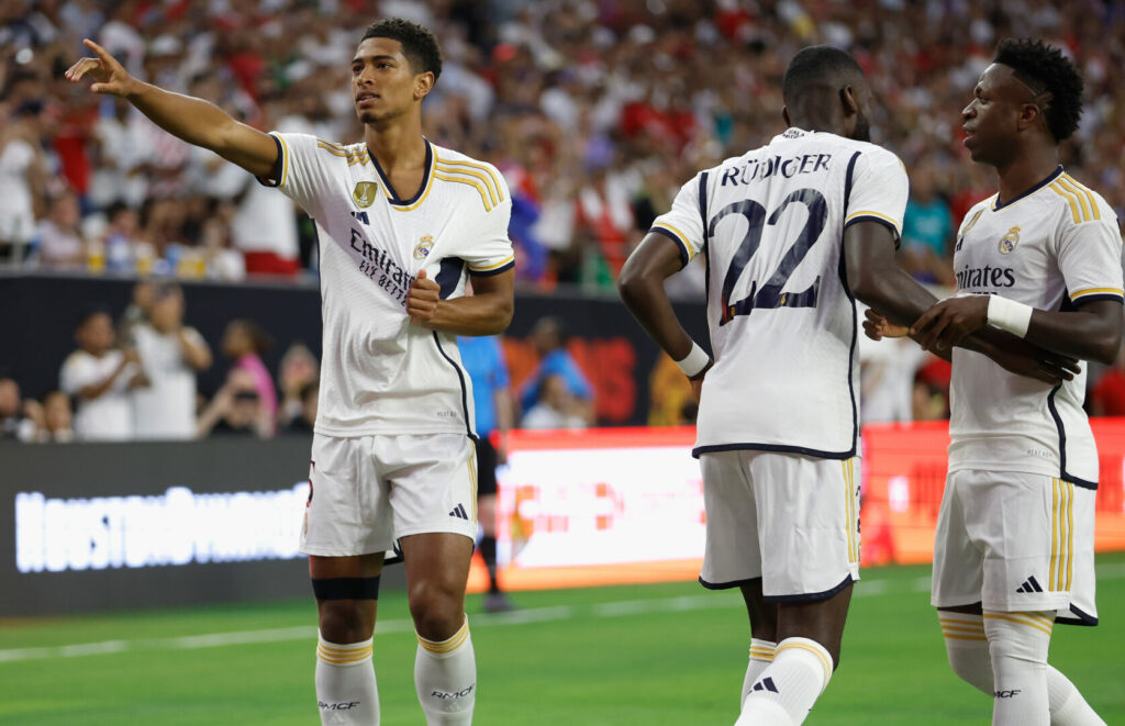 Jude Bellingham trifft erstmals fürReal.