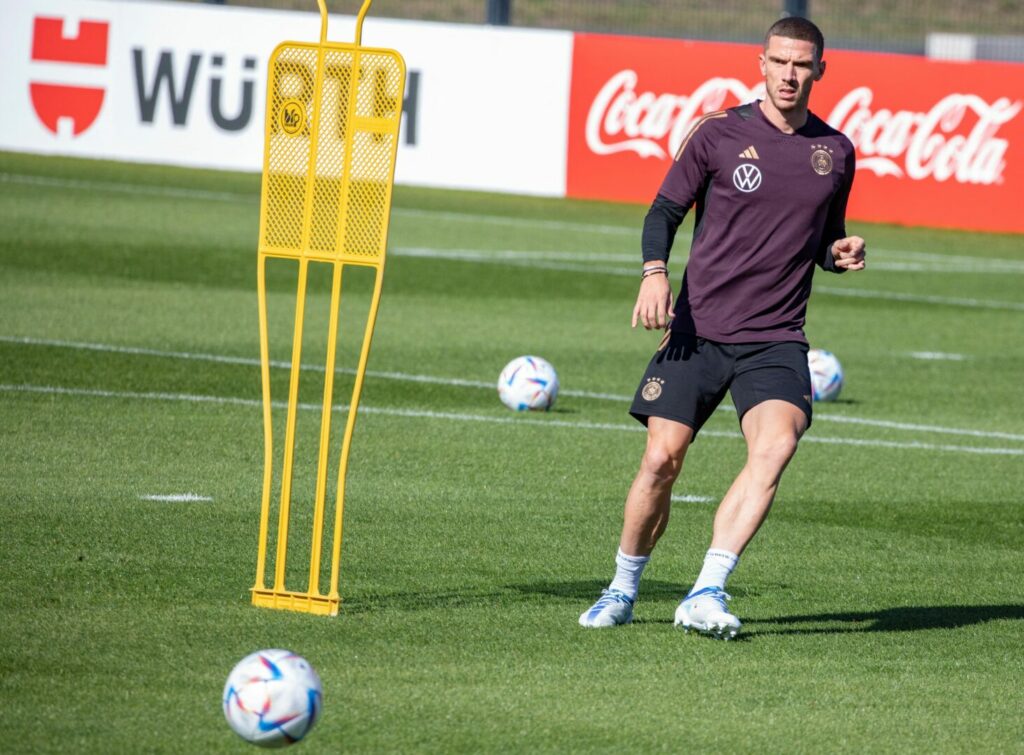 Robin Gosens im Training des DFB.