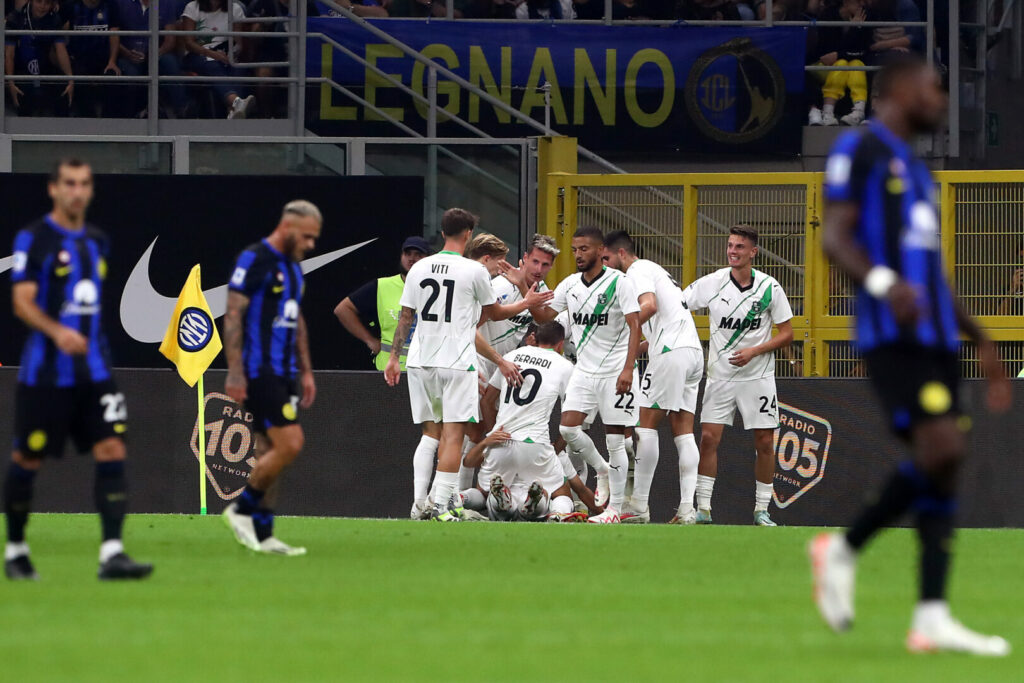 Serie A: Inter tat sich gegen Sassuolo Calcio schwer.