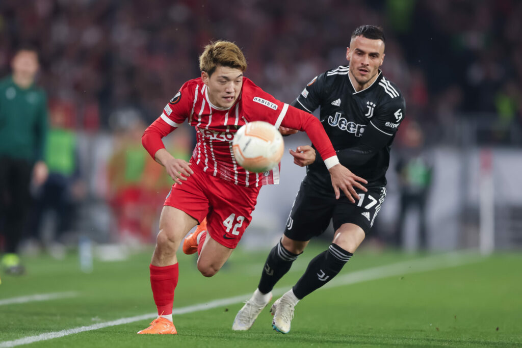 Europa League: Der SC Freiburg scheiterte im Achtelfinale an Juventus.