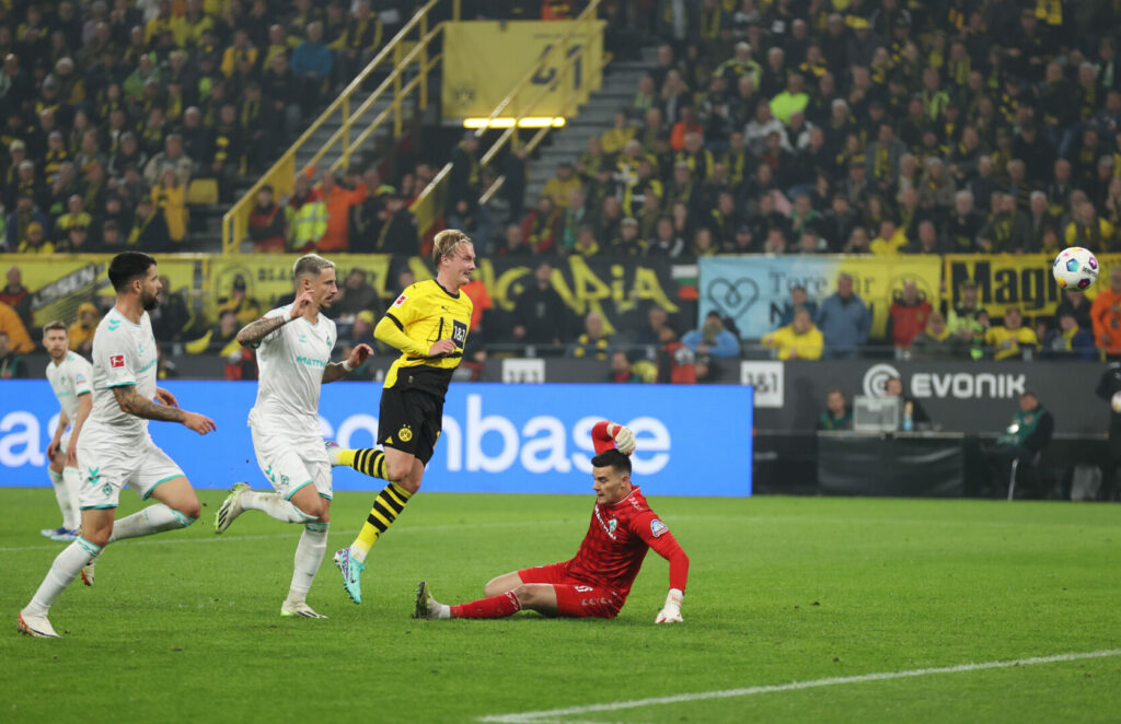 Julian Brandt erzielte das Siegtor für den BVB gegen Werder Bremen.