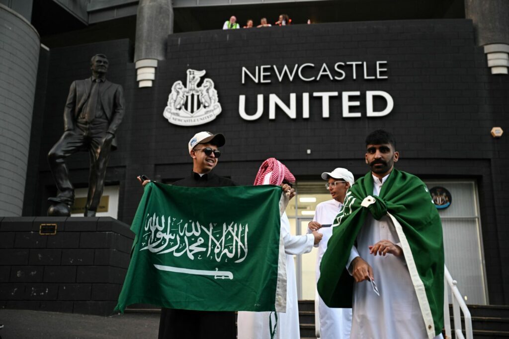 Fußballfans von Saudi-Arabien