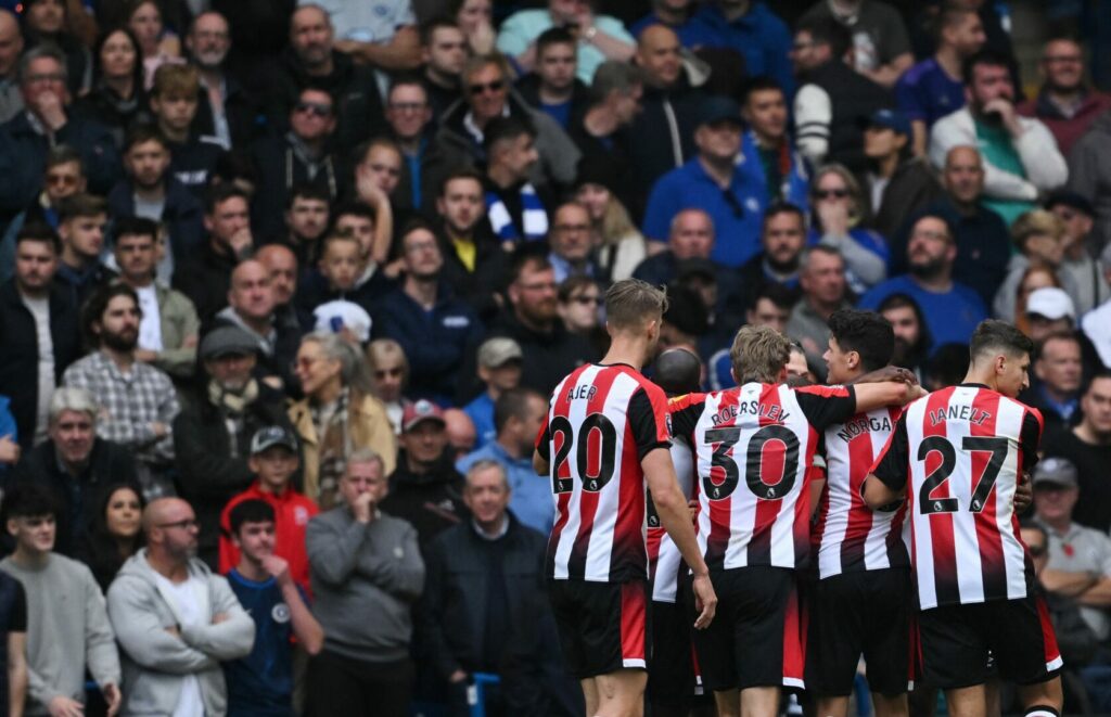 Brentford jubelt bei Chelsea