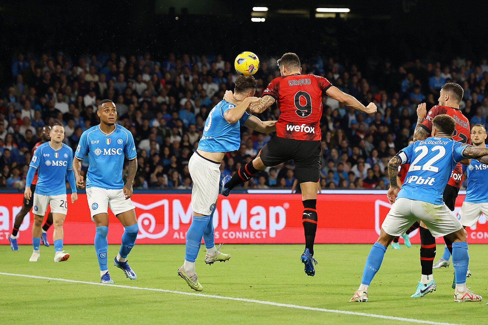 Serie A: 2:2! Neapel kommt nach Giroud-Doppelpack zurück