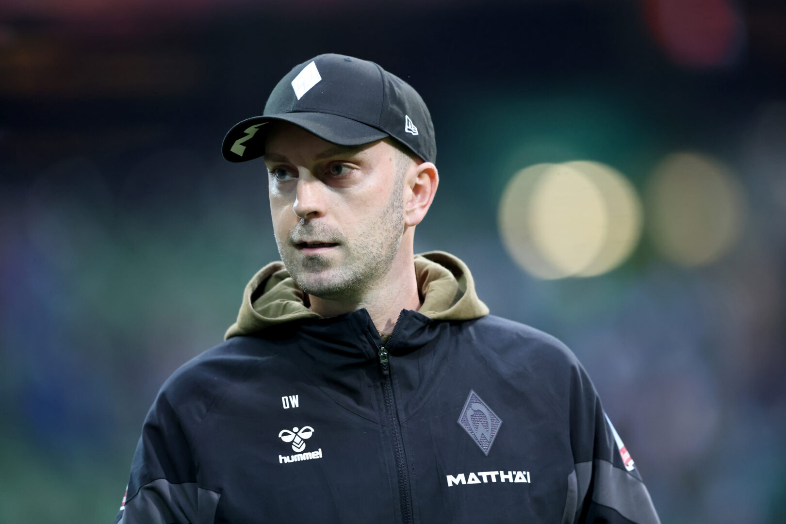 Ole Werner vor einem Spiel von Werder Bremen