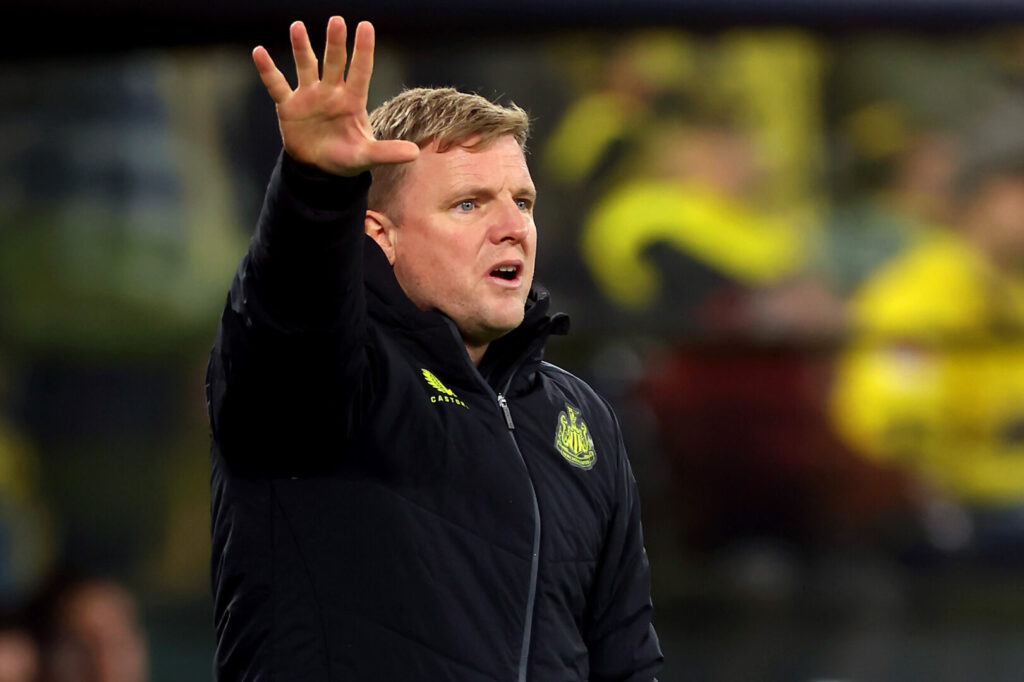 Eddie Howe, der Trainer von Newcastle United.