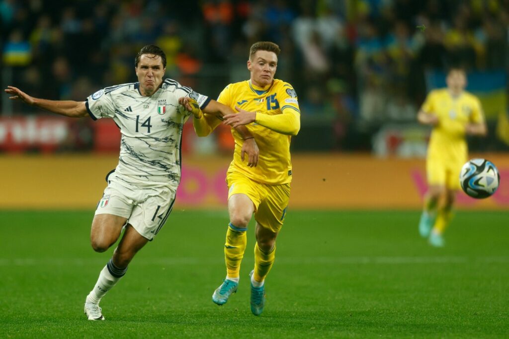 EM-Qualifikation: Italien hatte gegen die Ukraine Schwerstarbeit zu verrichten.