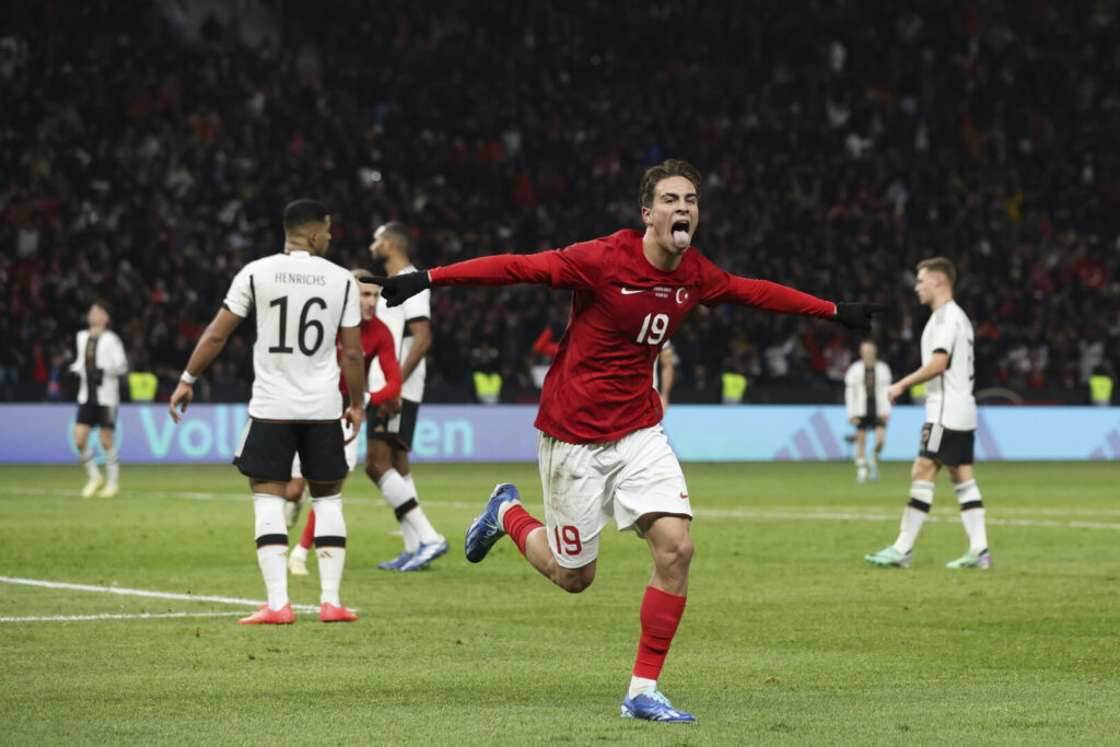 Kenan Yildiz traf am Samstag zum zwischenzeitlichen 2:1 für die Türkei.