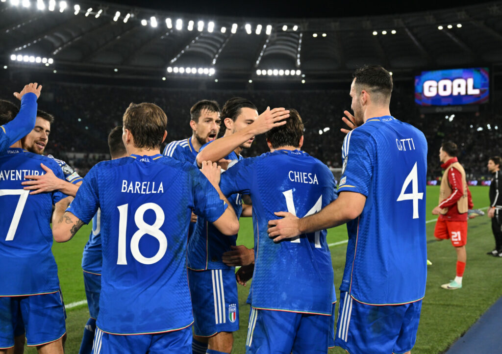 Italien trifft am Montag auf die Ukraine.